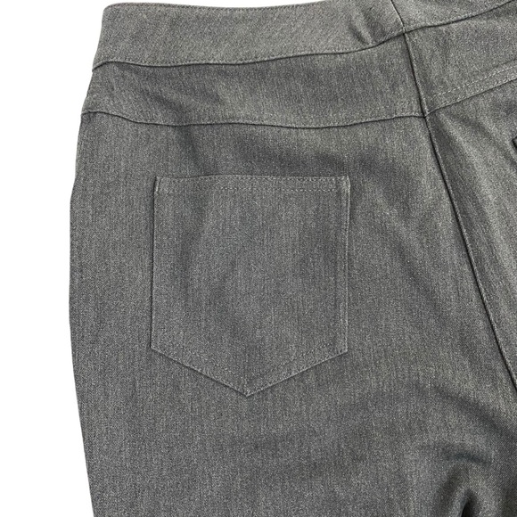 ST. JOHN Pants NEW Strait Leg Size 4 Charcoal Gray Stretch Trouser - Picture 8 of 17